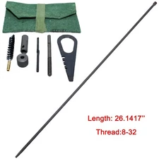 All Steel 26 in Cleaning Rod with Cleaning kit for 9130/MN/Mosin Nagant