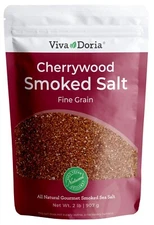 Viva Doria Cherrywood Smoked Sea Salt, Fine Grain, 2 lb