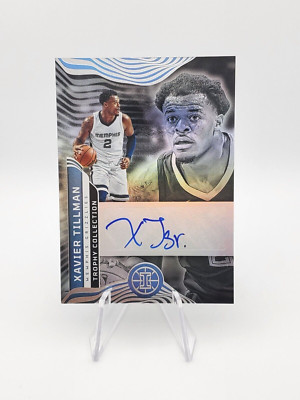 2021-22 Panini Illusions Trophy Collection #TC-XTG Xavier Tillman AUTO
