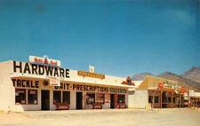 Whiskey Flats KERNVILLE, CA Hardware Drug Store Roadside 1950s Vintage Postcard