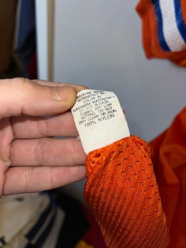 90s NFL Denver Broncos Wilson John Elway #7 Orange Jersey Football Medium 1990s - Picture 7 of 11