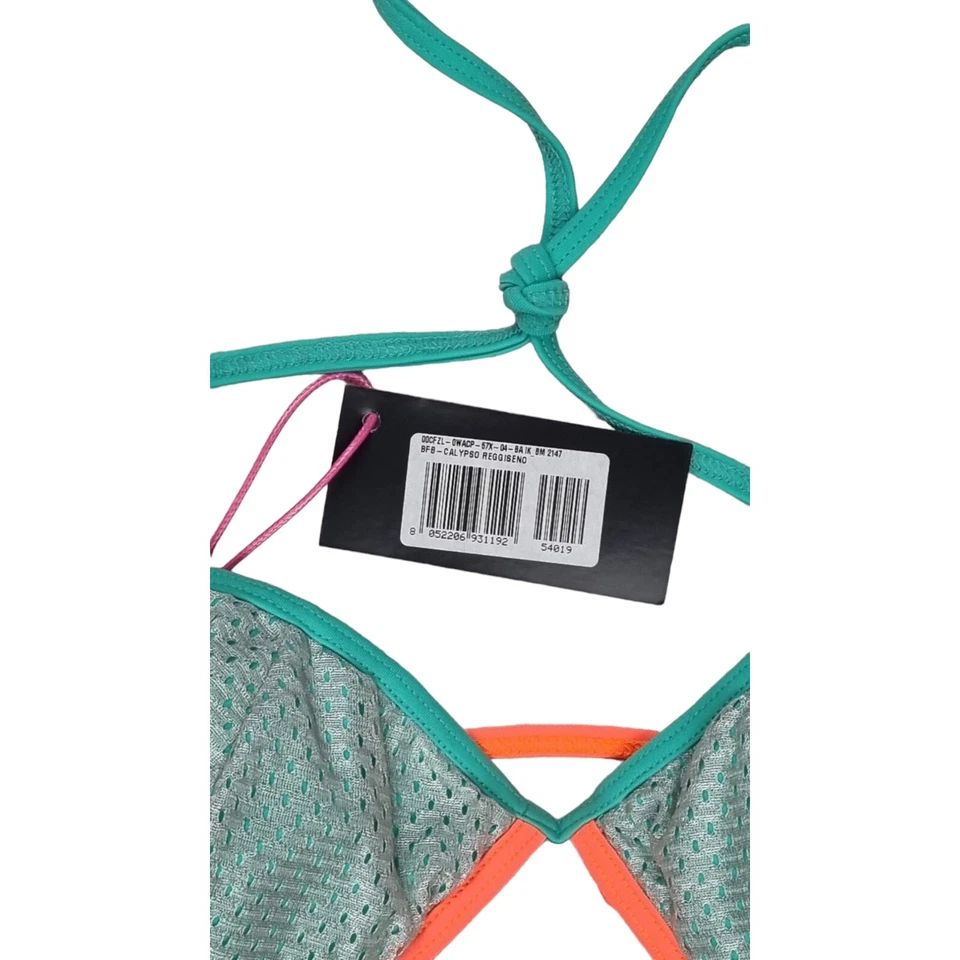 Diesel BFB-CALYPSO REGGISENO 57 X бюстгальтер бикини новом зеленый/неоновый оранжевый - Изображение 4 из 4