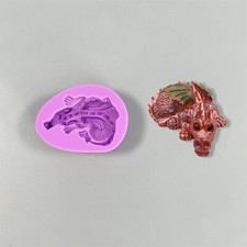 Crouching Dragon Mould Figure Cake Decorating Fondant Icing Resin Modelling Clay