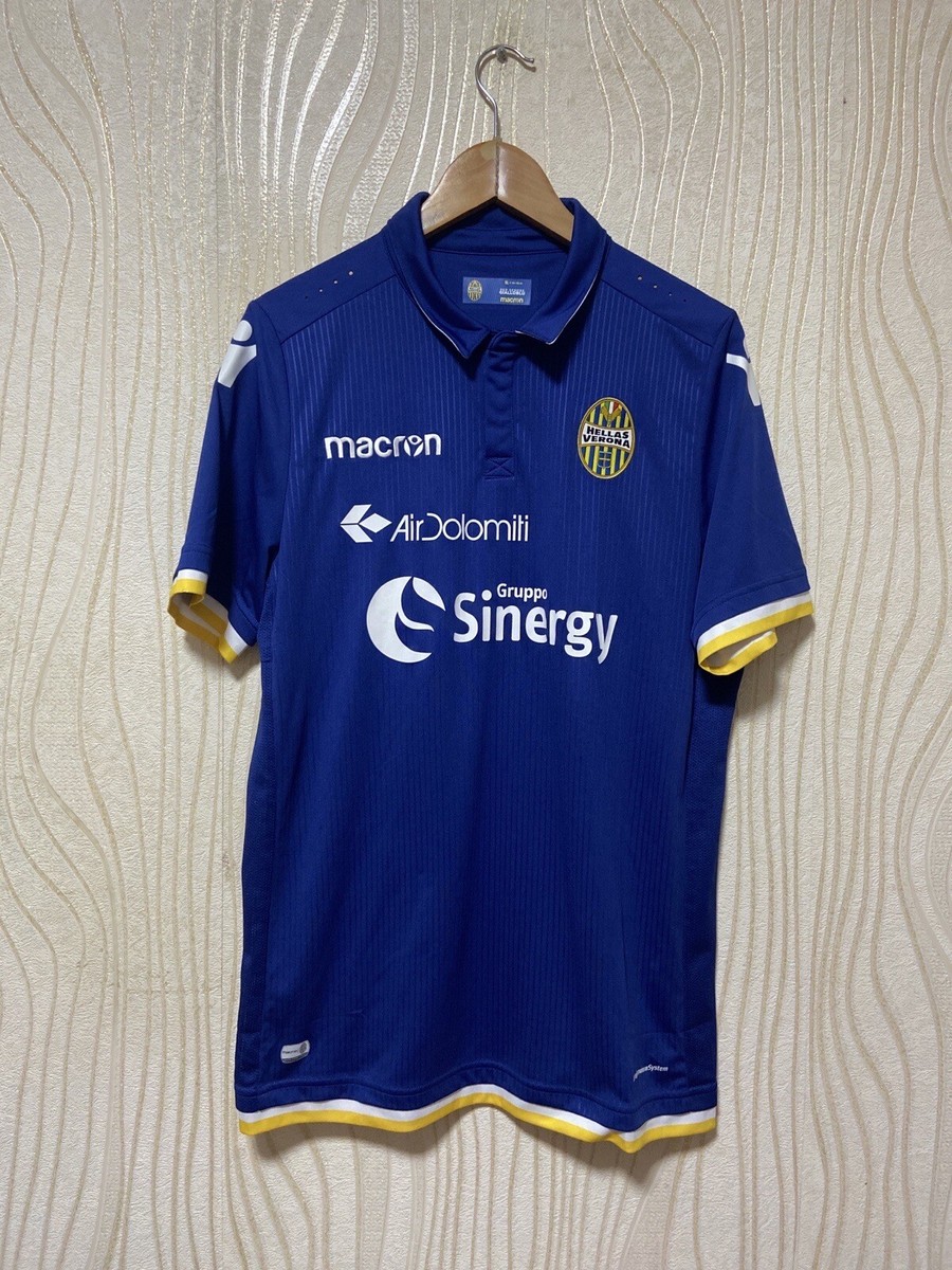 HELLAS VERONA 2019 2020 HOME FOOTBALL SHIRT SOCCER JERSEY MACRON