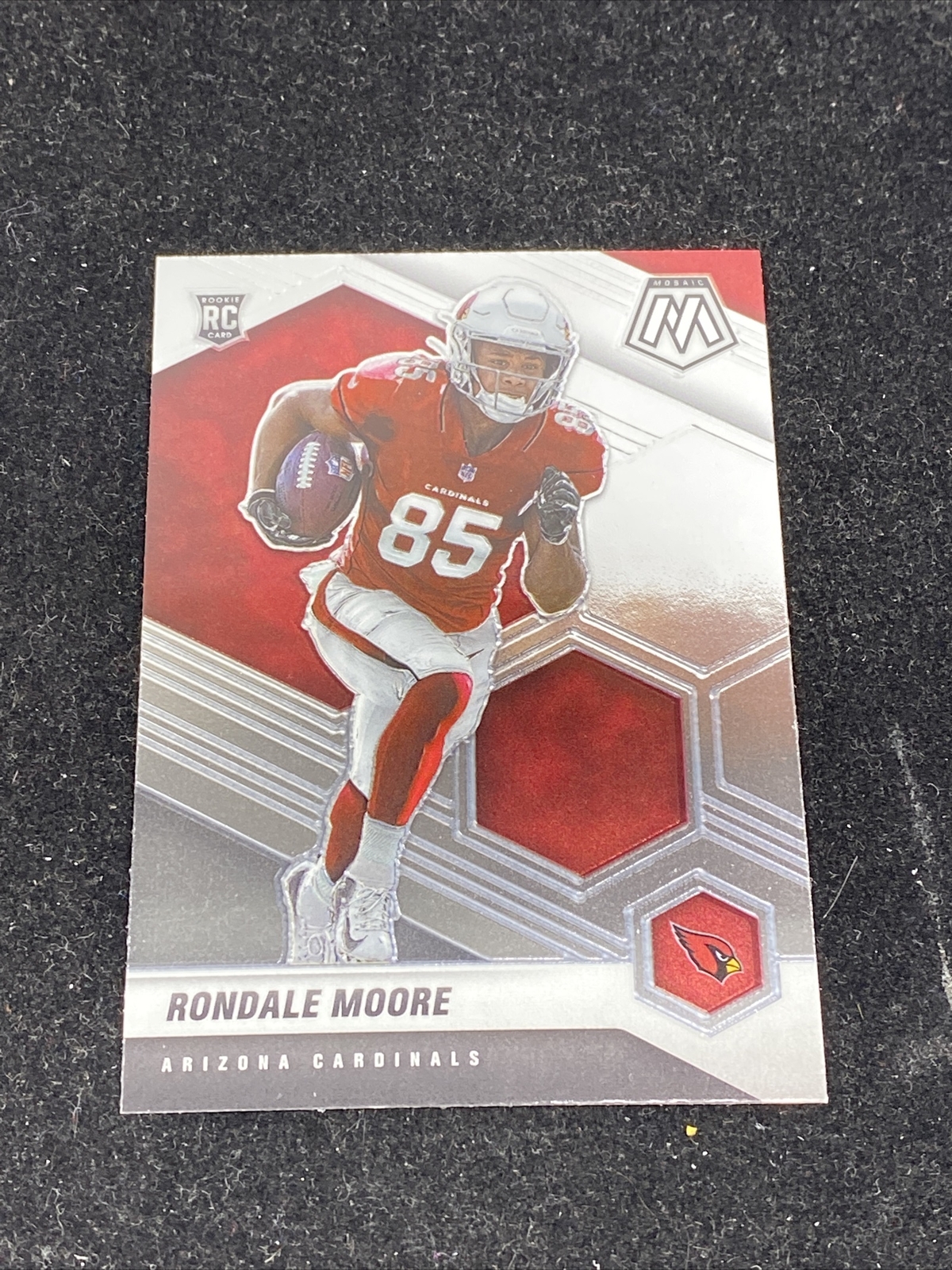 2021 Panini Mosaic Rondale Moore Base Rookie Card #317 Cardinals