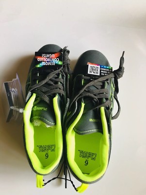 Flashlight Rechargeable Boys Athletic Color Changing LED Sneakers Sz NWT 