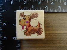 new PLAYFUL COCKER SPANIEL PUPPY DOG Rubber Stamp by STAMPENDOUS