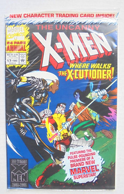 Uncanny X-Men Annual #17 Sealed Polybag w/ Trading Card Marvel Comics 1993 LOOK!