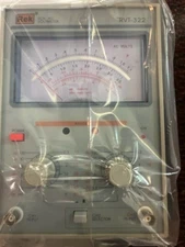 1 New Top Quality REK Two Channel Milli Volt Meter RVT322, 110V, FREE SHIPPING