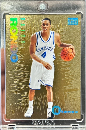 2013-14 Fleer Retro Rajon Rondo 94-95 Skybox Ntense Gold Holo Insert Card #6 SP