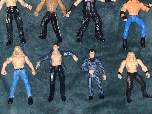 WWE Vintage Wrestling Figures Lot of 12 Jakks Pacific, Toy Biz, Marvel 98-2000 - Picture 4 of 5