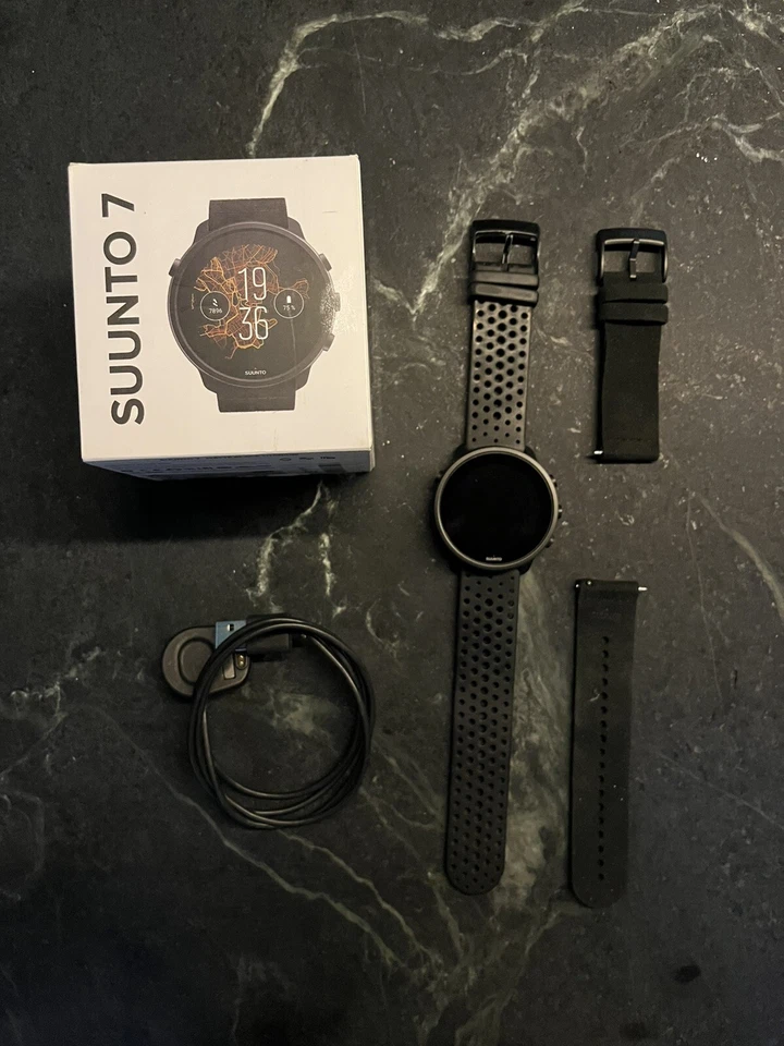 Умные часы для бега SUUNTO 7 GPS — титановые матовые черные — с 2 зарядными устройствами - Изображение 3 из 3