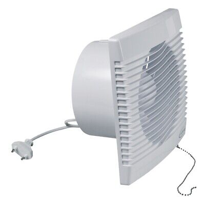 Abluft Ventilator Lüfter 150er Wandventilator mit Zugkette Netzstecker