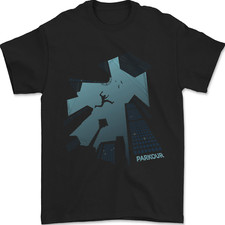 Parkour Building Landscape Mens T-Shirt 100 Cotton