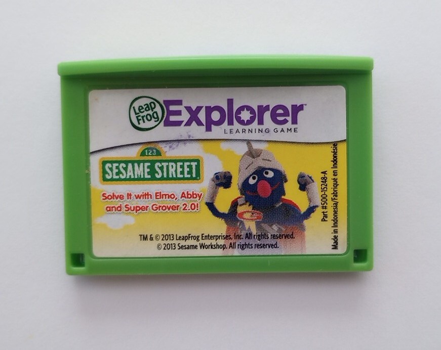 LeapFrog EXPLORER Learning Game Sesame Street Elmo Abby Grover