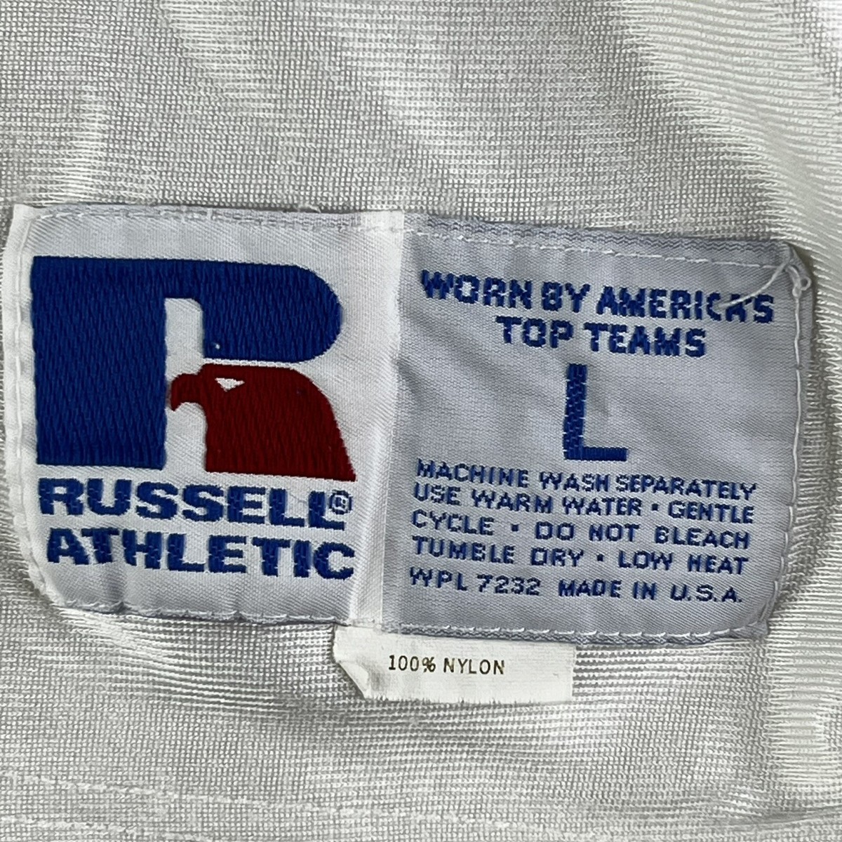 Las Vegas Raiders Russell Athletic Mens Jersey White Red V Neck