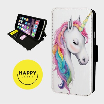 EINHORN ZIEMLICH MAGISCH - Kunstleder Flip Handyhülle - iPhone/Samsung