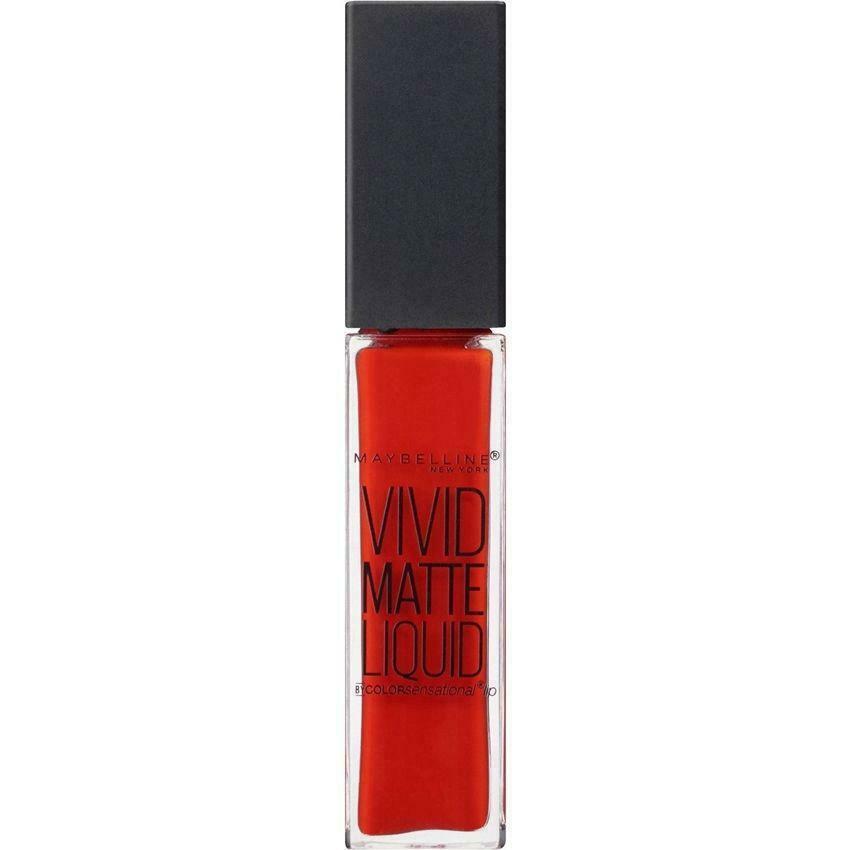 MAYBELLINE COLOR SENSATIONAL VIVID MATTE LIQUID LIPSTICK - ORANGE SHOT (25)