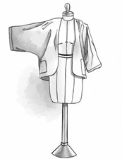 Folkwear Basics Collection Jacket Sewing Pattern (Pattern Only) folkbasicsjacket