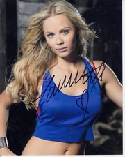 Supergirl Smallville Laura Vandervoort as Kara Signed Autograph 8"x10" Photo