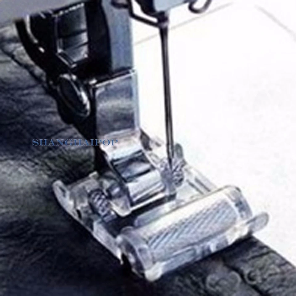 Roller Foot Presser for Leather PVC Fabric Snap On Domestic Sewing Machine New - Image 4 of 4