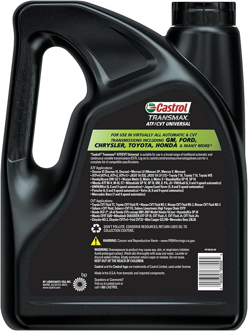 Castrol Transmax ATF/CVT Universal Automatic Transmission