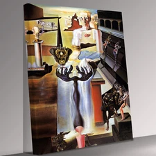 Salvador Dali The Invisible man Canvas Wall Art Ready To Hang