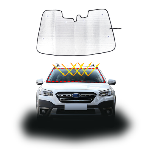 Outdoor Car Windshield Sunshade Visor UV Block Trim For Subaru Outback 2020-2024 - Picture 2 of 10