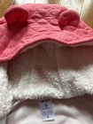 Carter's Baby Girl Quilted Bear Hooded Bunting One Piece Jacket Size 9M Pink — photo 6