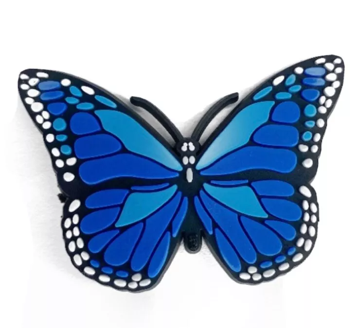 1 Pcs Blue Butterfly Jibbitz Croc Charms