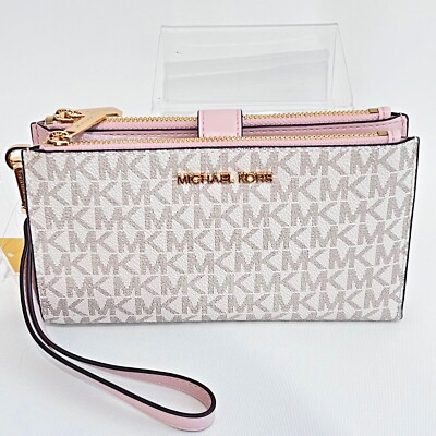 Michael Kors Jet Set Carryall Tote XS Vanilla Powder Blush Bag +