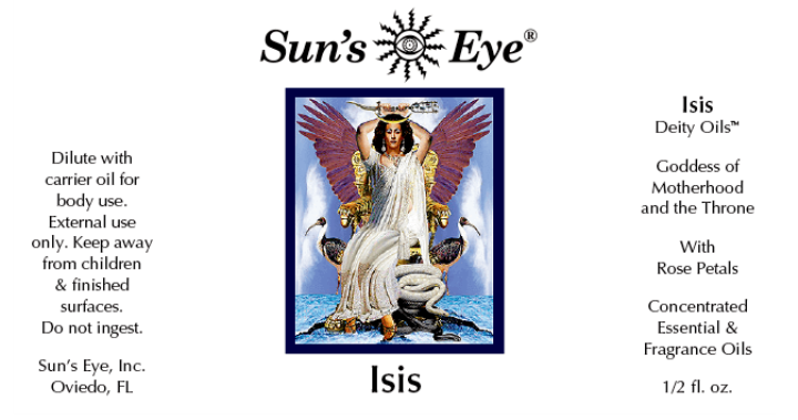 Isis (Motherhood, The Throne), Sun's Eye Deity Collection Oil, 1/2