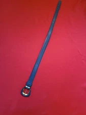 Small 26-29in USA Made Real Creations Women’s Genuine Leather Belt Blue 1x32”