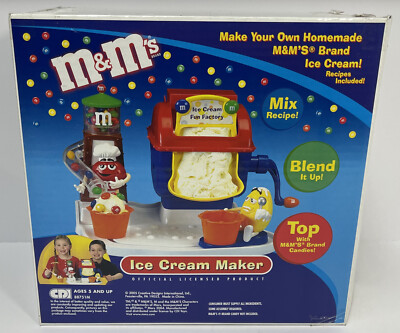 M&M's Candy Ice Cream Maker - Official Licensed Product - Make Your Homemade