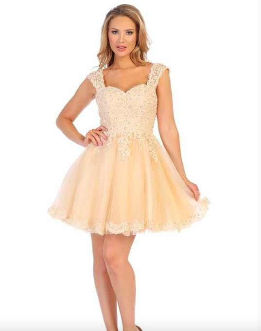 sachin and babi light blue dress Dreamylily Women Leopard Print Strapless A Line Short Floral Homecoming  Dress with Beading