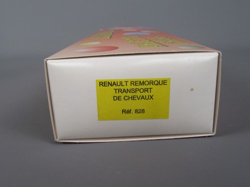 D239 Verem Rif 828 Renault Rimorchio Trasporto Cavalli Circo Gruss 1/50 Scatola - Picture 3 of 24