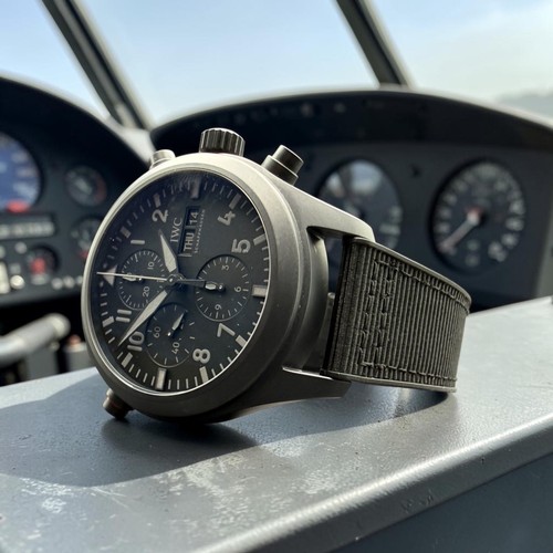 IWC Pilot's Watch Double Chronograph TOP GUN Ceratanium - Ref#...