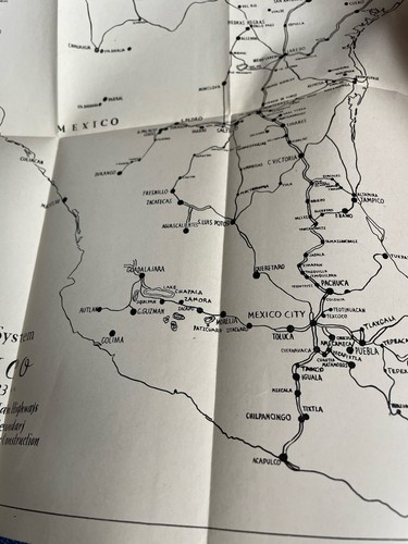 Autofahrerführer nach Mexiko Michael Virginia Scully 1933 Buch Klappkarten - Bild 6 von 8