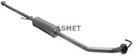 Asmet MittelschalldäMpfer SchalldäMpfer FüR Honda CR-V III Re_ 2.0I-Vtec 4WD