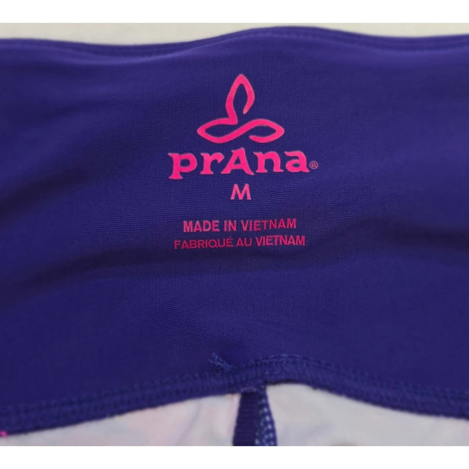 Leggings capri de natación Prana Rai para mujer M medianos púrpura rosa Foto 4 de 4