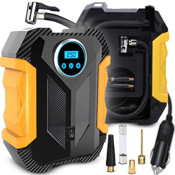 Elektrische Luftpumpe ReifenfüLler Luftkompressor Auto 12V 150 PSI 120W Retoo-image