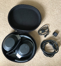 Sony WH-1000XM2 Wireless Noise Cancelling Over-Ear Headphones Black w/ Case