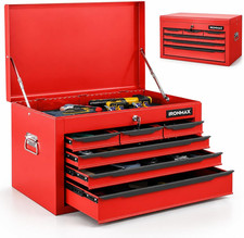 Large Metal Tool Box Tool Box With 6 Drawers Top Tray Heavy-duty Steel Tool Large Metal Tool Box Tool Box With 6 Drawers Top Tray Heavy-duty Steel Tool