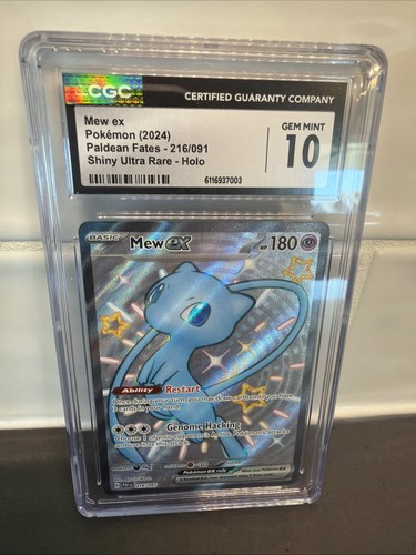 Mew ex graded CGC 10 for sale on eBay
