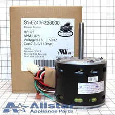 S1-02436226000 York Furnace Blower Motor