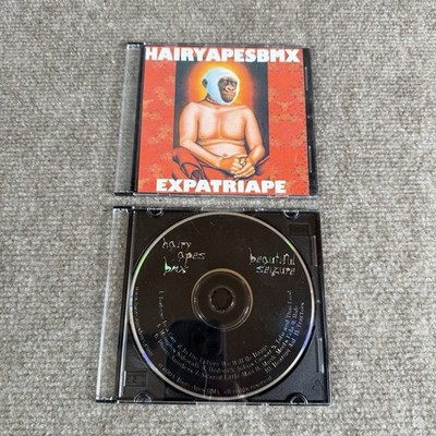 Hairy Apes BMX CDs Beautiful Seizure & Expatriape 90 s Y2K Rock Funk Soul Signed