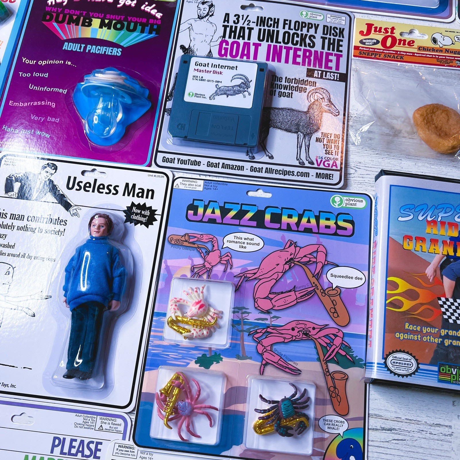 17pc Obvious Plant Toy Collectible Lot RARE Corn man Sneppy Stupidest Animal