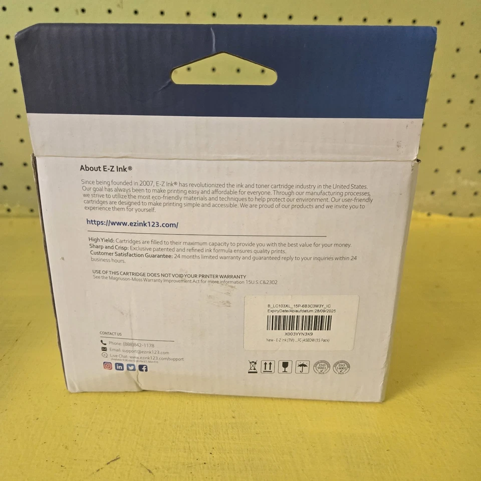 Ezink Ink Cartridges LC103 XL 15 Pack Brand New. - Image 2 of 3