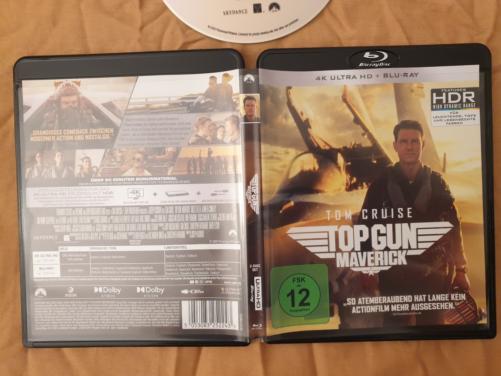 Top Gun: Maverick – 4K Blu-ray (UHD + Blu-ray Disc)