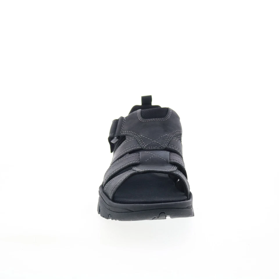 Rockport Rocklake Fisherman CI9179 Mens Black Leather Sport Sandals Shoes - Image 3 of 4